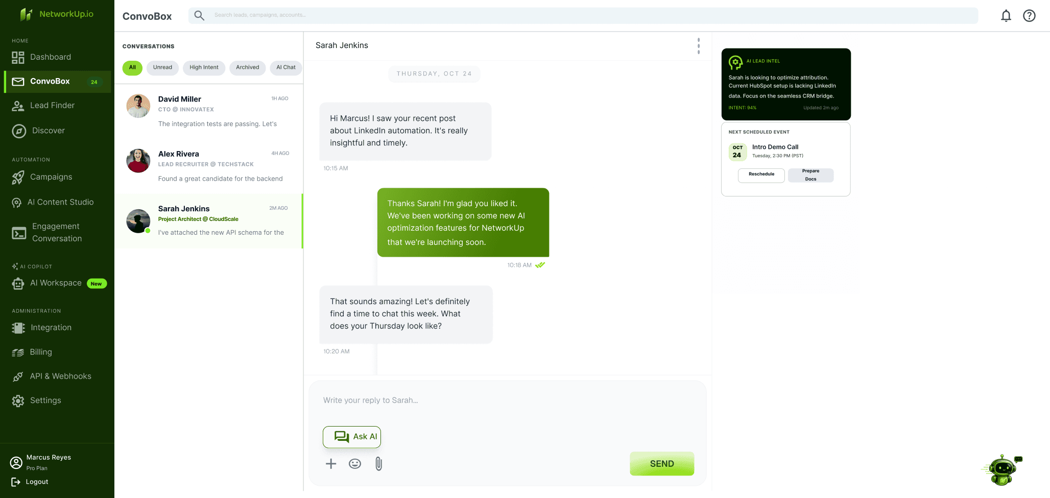 ConvoBox Inbox